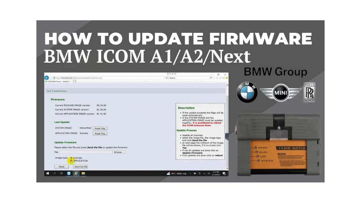 BMW ICOM next firmware
