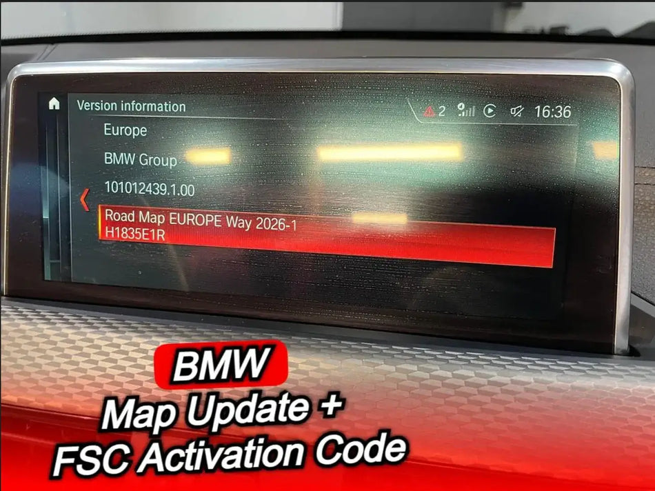 BMW Navigation Karten Update WAY 2026 – Europa FSC Code - BMW Diagnose Software Download