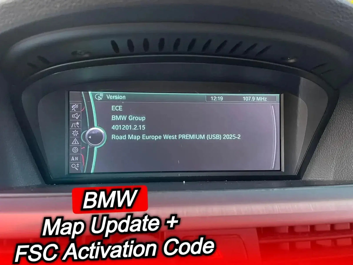 BMW Navi Update Europe PREMIUM 2025-2 – FSC Code Download - BMW Diagnose Software Download