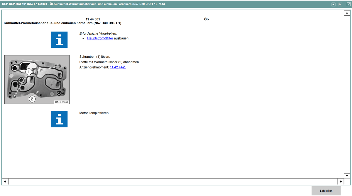 BMW ISTA+ 4.60.40 Reparaturanleitung und Werkstattinformationen
