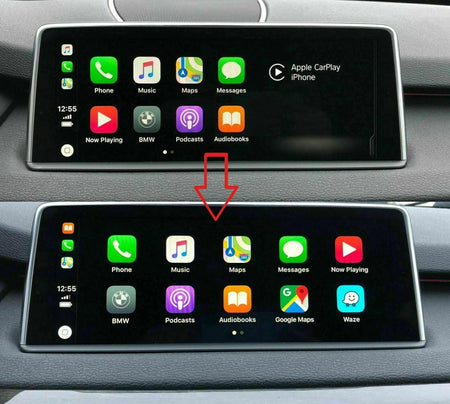 BMW Apple CarPlay Fullscreen Freischaltung inkl. Video-in-Motion (VIM) – NBT EVO im Fahrzeugdisplay
