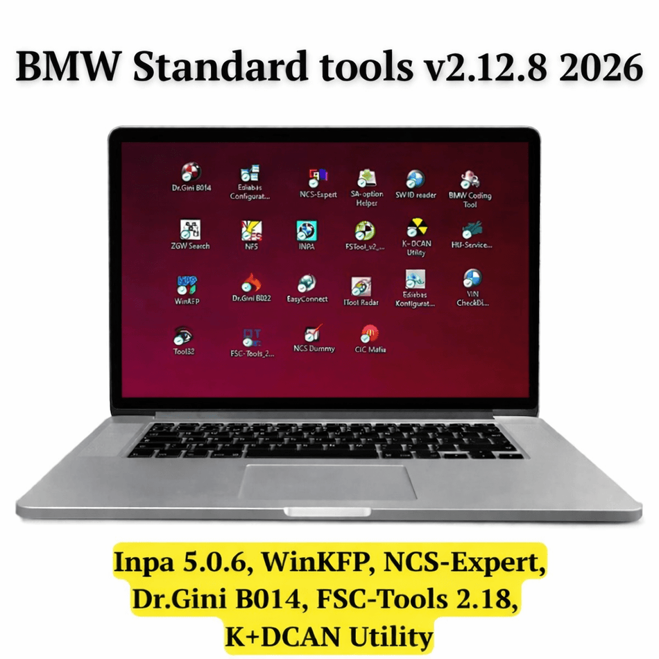 BMW Standard Tools v2.12.8 Download – 23 Tools | E/F/G-Serie 2026 - BMW Diagnose Software Download