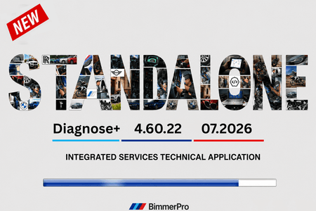 Diagnose Software Standalone - Standalone+ 4.60.22 von Bimerpro für BMW E/F/G-Modelle, technische Anwendungen, Neuheit 2026