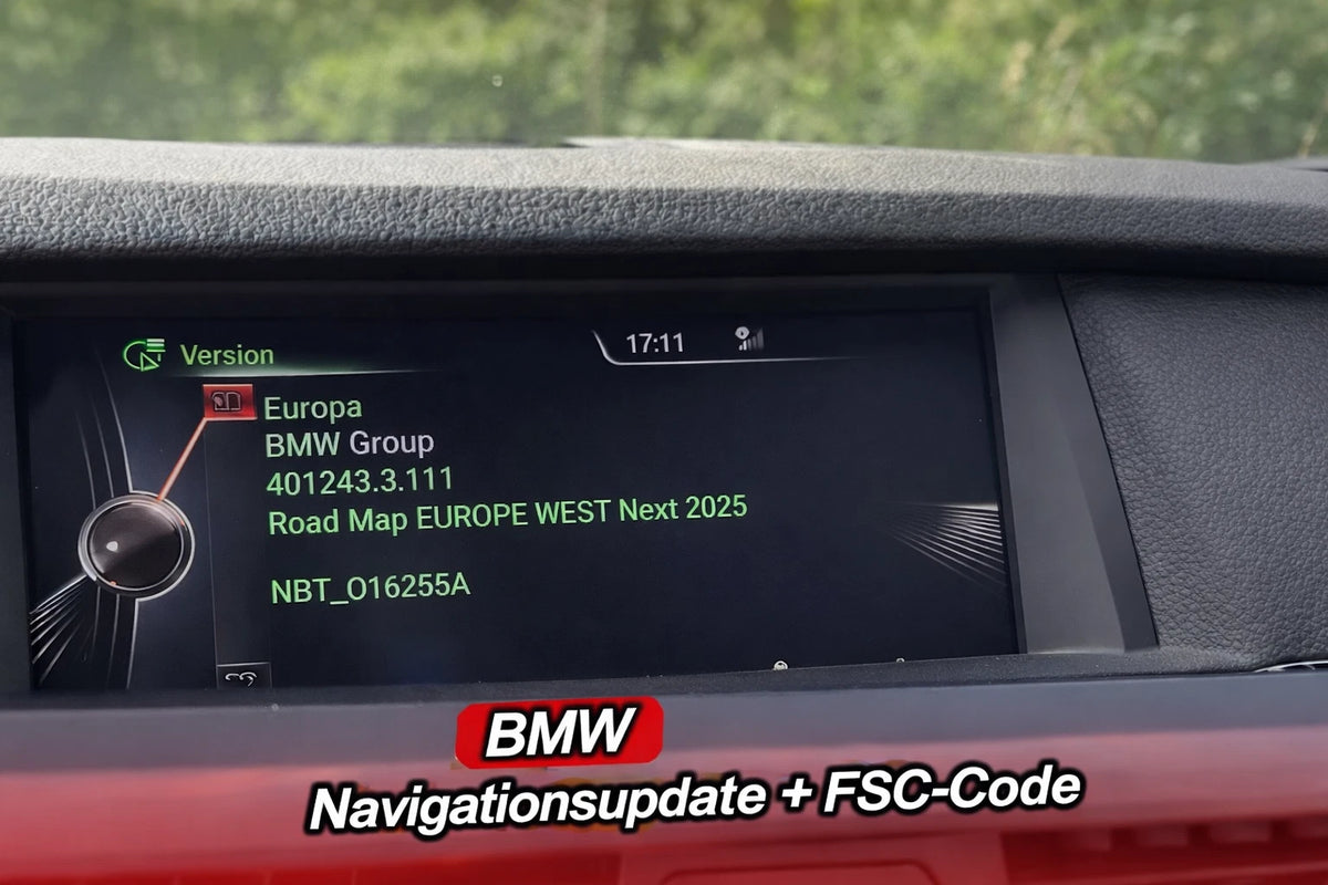 BMW MINI Navi Update NEXT West 2025 – Europa FSC Code Download ohne USB
